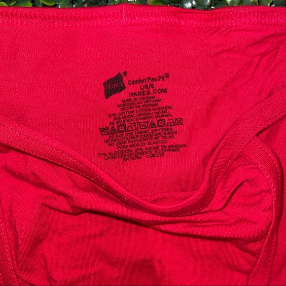 Hanes Underwear & Socks Mens Red Bikini Briefs M Poshmark